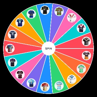 Random 2024 NRL Home Jerseys Wheel