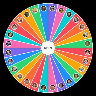 Random Hey Arnold Characters Wheel