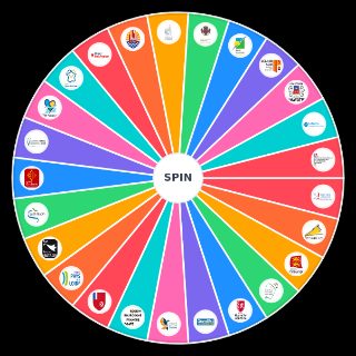 Random Logos of French Regions and Territories Wheel