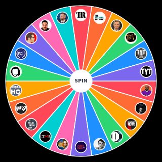 Random Progressive News YouTubers Wheel