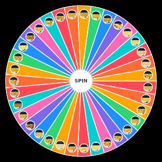 Random Barilla Pasta (Classic Blues) Wheel