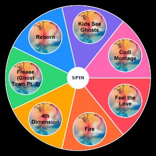 Kids See Ghosts Random Generator
