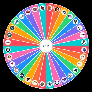 Random Favorite NFL Teams Wheel