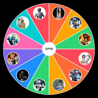 Spin the Wheel: Power Rangers All Silver Rangers