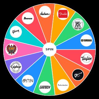 Spin the Wheel: Guitar Manufacturers