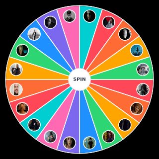 Random Vilões de Filmes de Terror Wheel