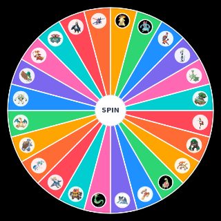 Random Formas final iniciales Wheel