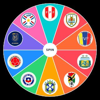 SELECCIONES DE FUTBOL CONMEBOL Random Picker