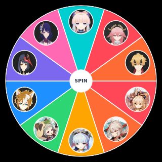 Spin the Wheel: Genshin Impact Inazuma Character