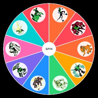 Random Ben 10 Original Aliens Wheel
