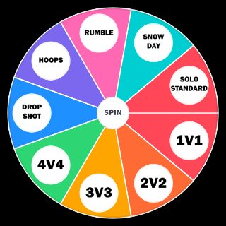 Random Rocket League Game Modes Wheel
