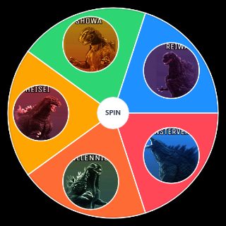 Spin the Wheel: Godzilla Eras (Showa Reiwa)