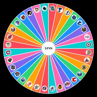 NHL 2022 Logos Wheel