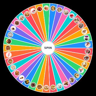 Random Sobremesas/doce Wheel