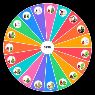 Random Angry Birds Styles Wheel