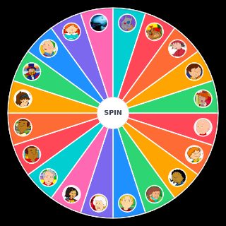 Random Caillou characters Picker