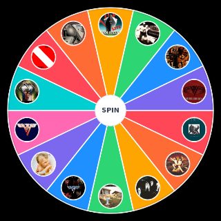 Van Halen Albums Wheel