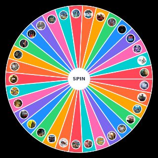Random Vos jeux préf Wheel