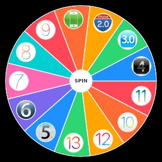 Random iOS Versions Wheel