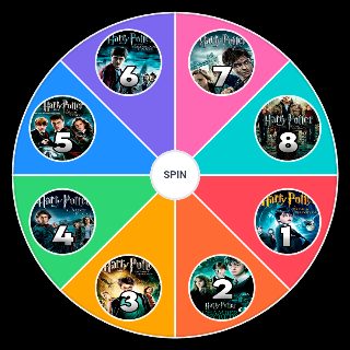 Harry Potter Ordem dos Filmes Wheel