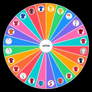 Random EM 2024 Home Trikots Wheel