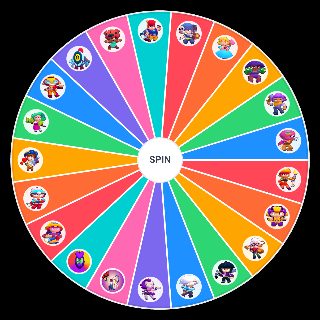 Random Brawlers femeninos más hermosas Wheel