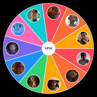 Random Raya and the last dragon characters Wheel