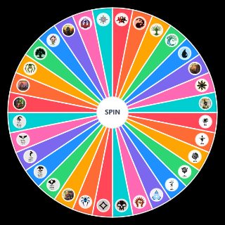 Random TRUE MTG Colors Wheel