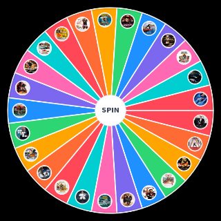 Random James Bond Films (with No Time To Die) Wheel