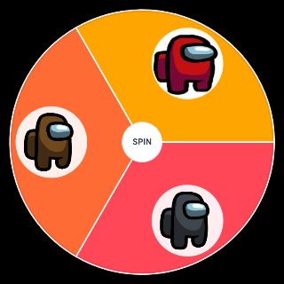 Among us Colors/Maps/Rooms Wheel