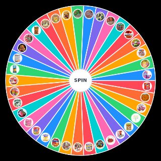 Random Filipino Snacks Wheel