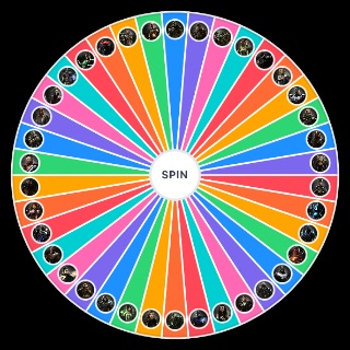 Random Injustice 2 characters Wheel