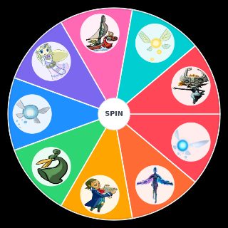 Legend of Zelda Companions Wheel