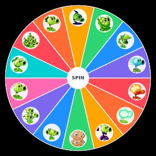 Random Plants vs Zombies 2 Peashooter Wheel