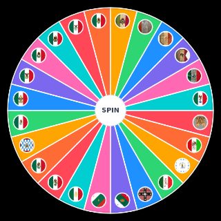 Choose a Random Banderas de MEXICO