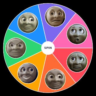 Pick a Random Thomas the Tank Engine Faces (Oliver)