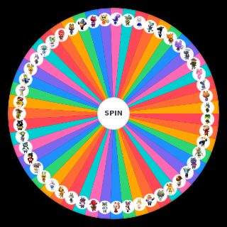 Random New Horizons Cranky Villagers Wheel