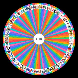 Random Maiores times europeus Wheel
