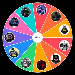 Random Batman Actors Wheel