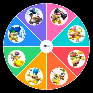 Koopaling including Bowser Jr. Random Picker