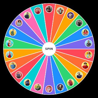 Spin the Wheel: Glee Characters (Major)