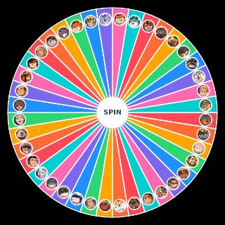 Random XXL Woofia Characters Wheel