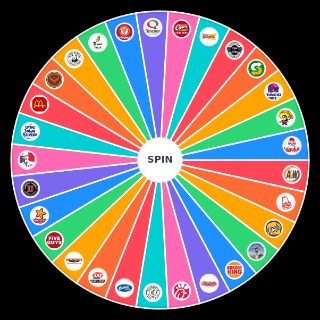 Random Fast Food Iowa Wheel