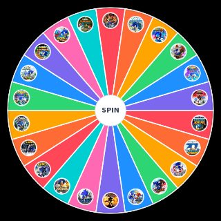 Random All 3D Sonic Games Wheel
