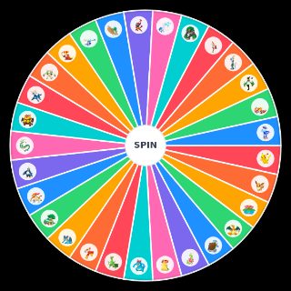 Pokémon Évolutions Finales des Starters Wheel