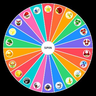 Mario Kart 8 Deluxe Items Wheel