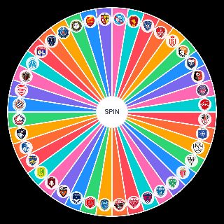 Spin the Wheel: Ligue 1 and Ligue 2 2022/2023 Logos
