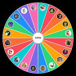 Disney Princess Animals Wheel
