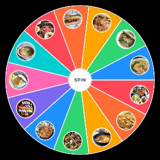 Popular East Asian Foods Wheel