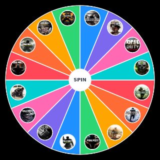 Spin the Wheel: Call of Duty Games (Updated 7/1/23)